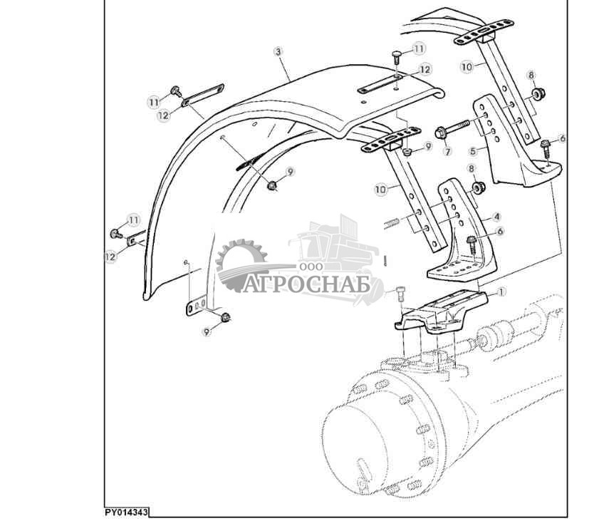 ПЕРЕДНИЕ КРЫЛЬЯ (MFWD, ШИРИНА 410, 470, 520, 600 MM) 